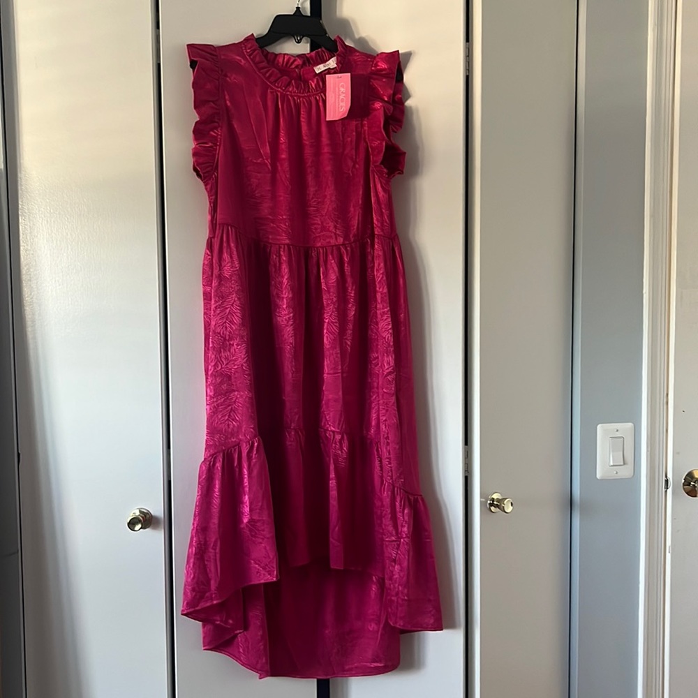 Karlie Pink Maxi dress